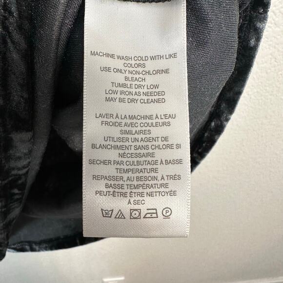 Kimchi Blue Ryder Crushed Velvet Y2K Dark Fairycore Feminine Goth Mini Dress L - Picture 12 of 14